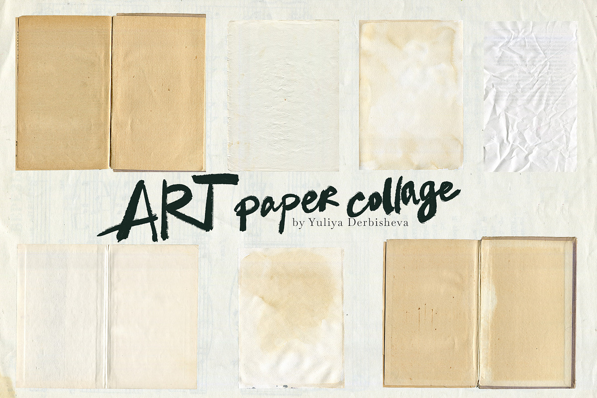 Art Paper collage element scraps, an Object Graphic by Yuliya Derbisheva (Photo 11 of 15)