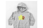 Cute Bear with Star SVG, an Illustration by TheHitShop (Thumbnail 10 of 10)