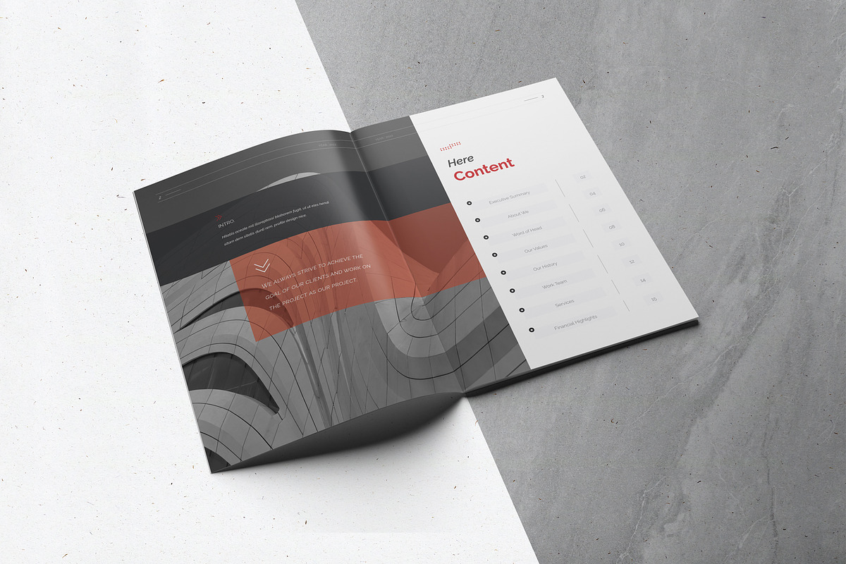 Company Profile, a Brochure Template by WOWPro (Photo 3 of 9)