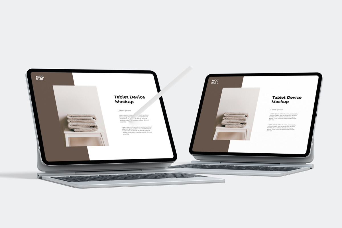 Tablet Device Mockup, an iPad Mockup by Rizky Audymas (Photo 8 of 9)