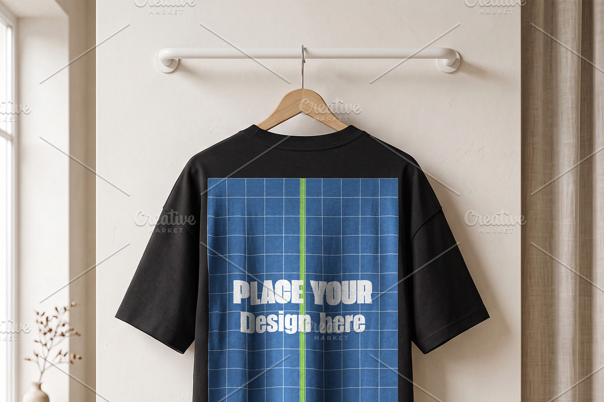Hanging T-Shirt Mockup Bundle 4 PSDs, a Shirt Mockup by Pixel Foundry (Photo 2 of 5)