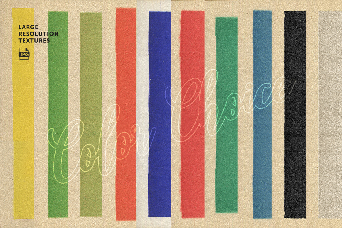 Retro Paper Set, a Texture Graphic by Retro Machine (Photo 4 of 8)