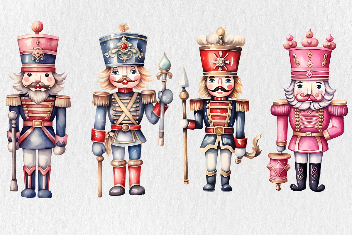 Christmas Nutcracker PNG Clipart, an Illustration by Moon Studio (Photo 2 of 13)