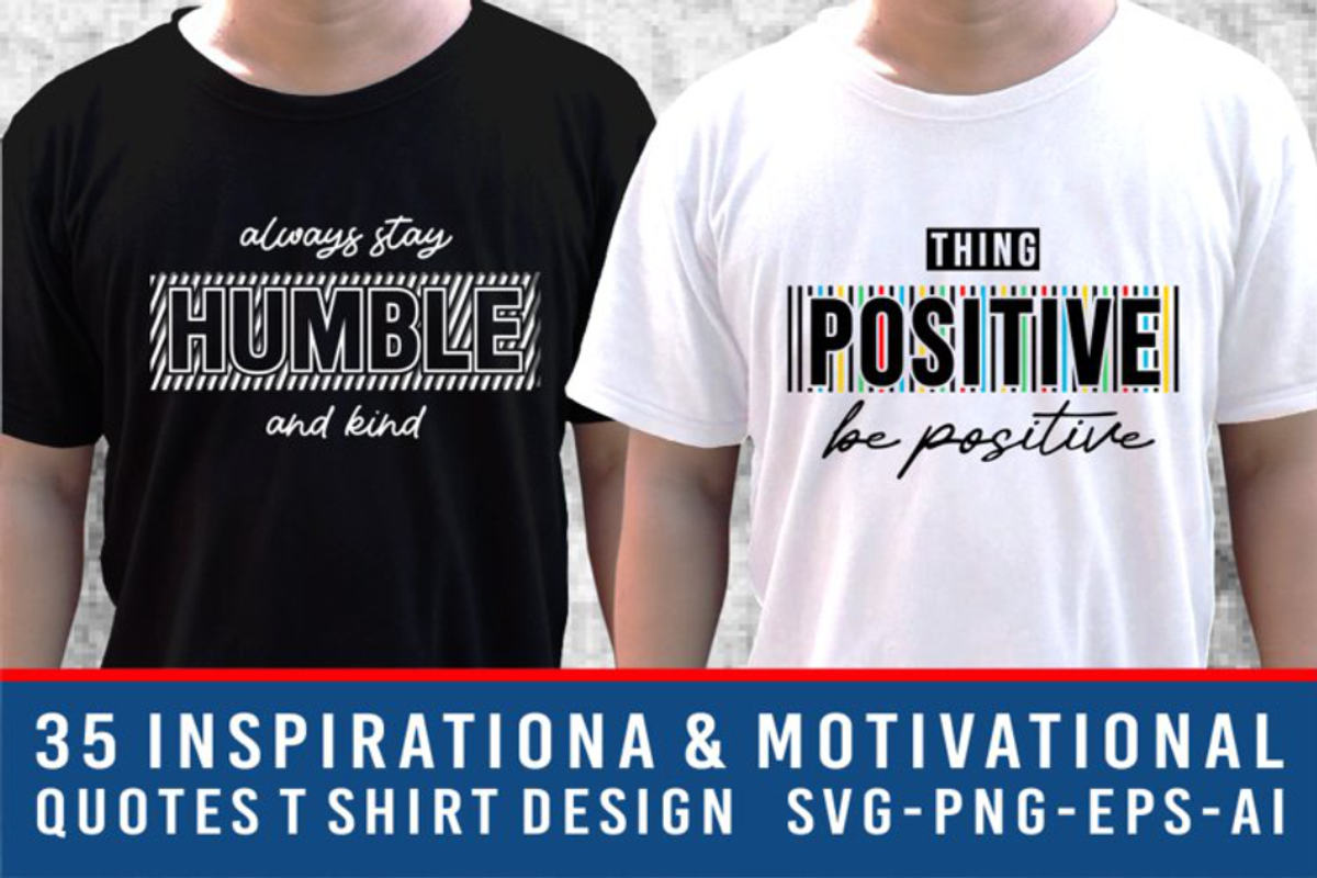 Quotes T shirt Design Bundle, a Graphic by D2PUTRI (Photo 2 of 17)