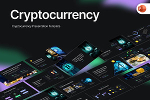 Cryptocurrency PowerPoint Template, a Templates & Theme by fashionaddict