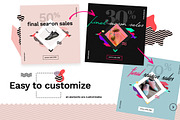 SKIN Trendy Social Media Design, a Social Media Template by NordWood (Thumbnail 4 of 5)
