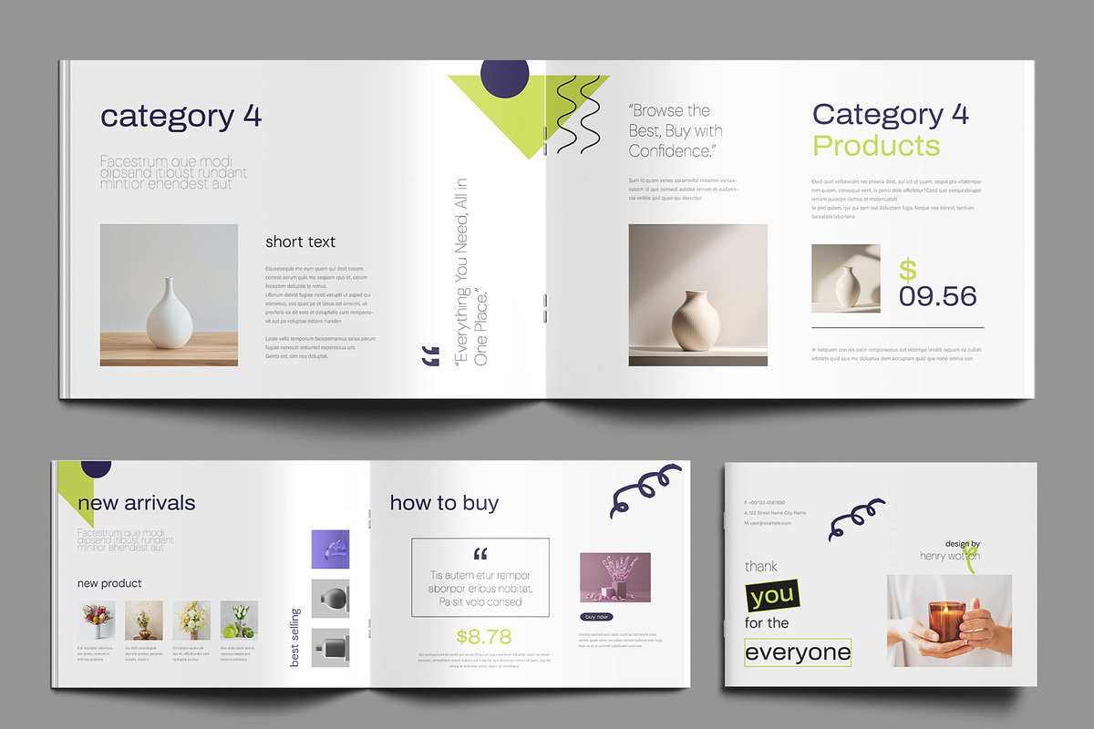 Minimalist Product Catalog Template preview 6