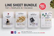 Line Sheet Bundle | Word & Indd, a Stationery Template by obayes (Thumbnail 1 of 34)