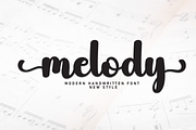 Melody | Script Font, a Handwritten Font by Scratchones (Thumbnail 1 of 9)