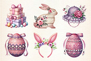 Pink and Purple Easter Sublimation, an Illustration by DreamArtGraphic (Thumbnail 3 of 5)
