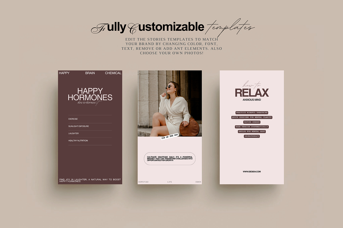 Minimal Instagram Templates CANVA, a Social Media Template by Prapti Design