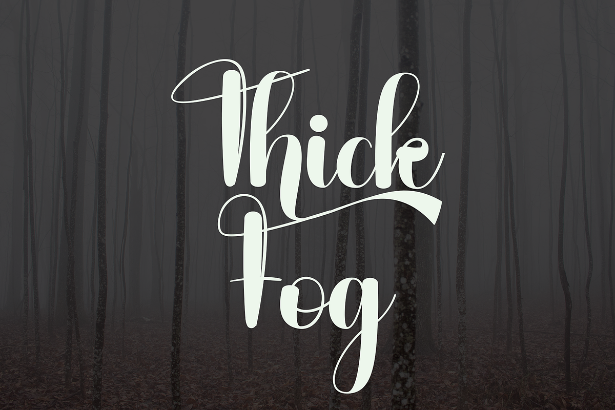 Thick, a Script Font by FreshTypeINK (Photo 3 of 8)