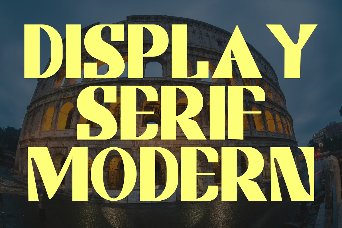 Rhiko — Ultra Bold Modern Serif Font, a Serif Font by Claymoon Lab (Photo 3 of 7)