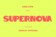 SUPERNOVA — Retro Display Font, a Sans Serif Font by Mikey Weeks (Thumbnail 2 of 7)