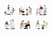 Doctor and Patient Illustration, an Object Graphic by Jump Studio (Thumbnail 3 of 4)