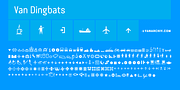 Van Dingbats, a Symbol Font by Vanarchiv (Thumbnail 1 of 3)
