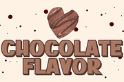 CHOCOLATE FLAVOR - Handwritten, a Handwritten Font by Charmingbear59.design (Thumbnail 1 of 5)