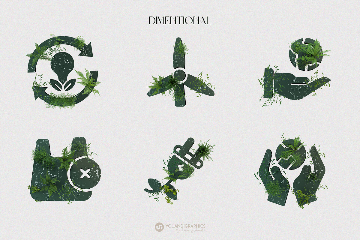 Sustainable 3D Icons, an Icon by Youandigraphics (Photo 10 of 16)