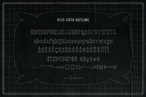 Acid Goth Font Family