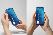 iPhone 17 Pro Mockups, an iPhone Mockup by areadesain (Thumbnail 2 of 3)