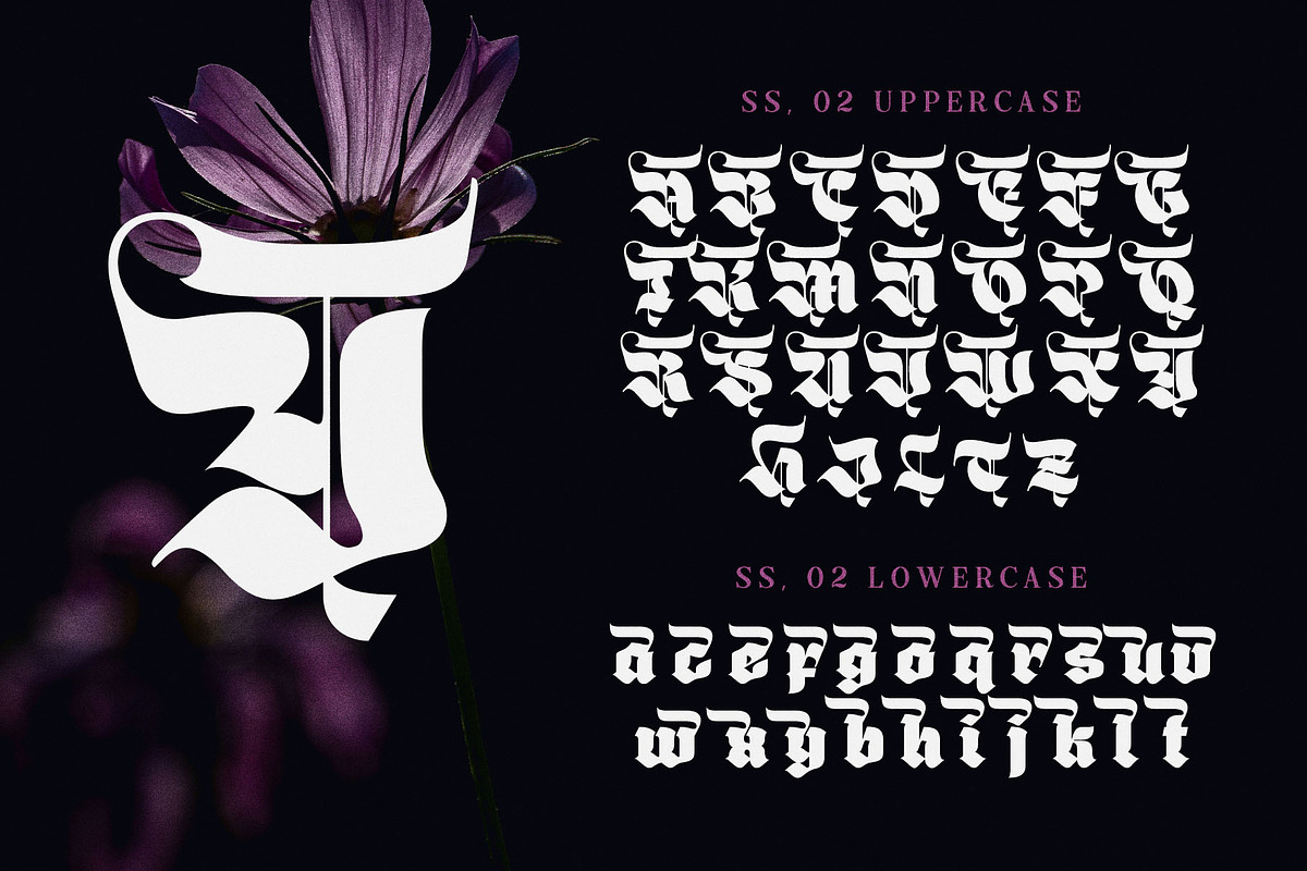 Giant Black Typeface, a Blackletter Font by alit design (Photo 12 of 20)