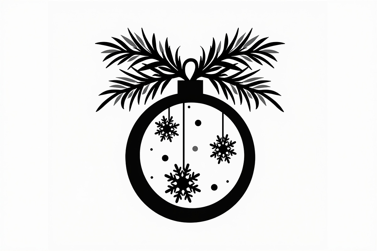 Christmas Laser Cut Ornament Bundle, a Graphic by musafir_fashion (Photo 11 of 16)