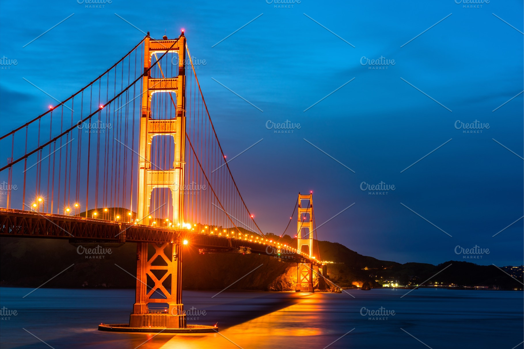 The golden gate bridge in san containing golden, gate, and bridge, an Architecture Photo by Leonid Andronov