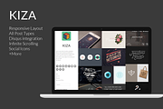 Kiza, a Websites & App Template by ajufbox (Thumbnail 1 of 2)