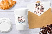 Coffee hand drawn lettering set, a Decorative Illustration by Mariart_i (Thumbnail 4 of 5)