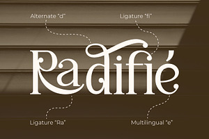 Radifie - Classic Serif Font