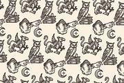 Gothic Times Linocut Bundle, a Person Illustration by ClayStudio (Thumbnail 8 of 8)