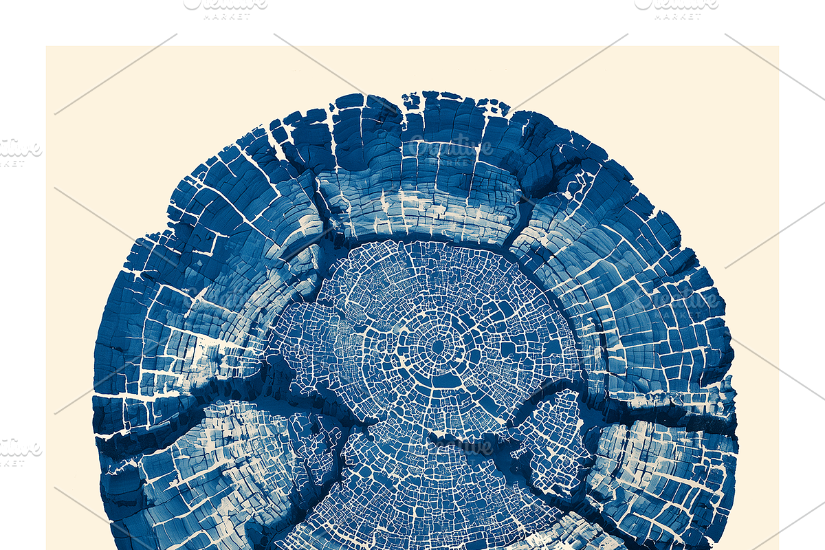 Natt Collection · Organic Tree Rings, a Texture Illustration by milatovar (Photo 15 of 19)