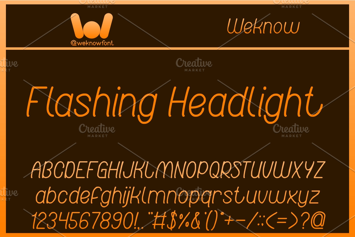 Red Light Special font, a Script Font by weknow (Photo 2 of 5)