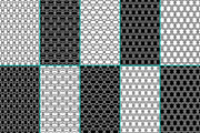 Black White Seamless Chain Patterns, a Pattern Graphic by Melissa Held Designs (Thumbnail 2 of 2)