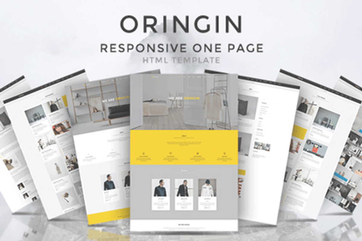 Oringin - Multipurpose HTML Template, a Websites & App Template by myshopkit