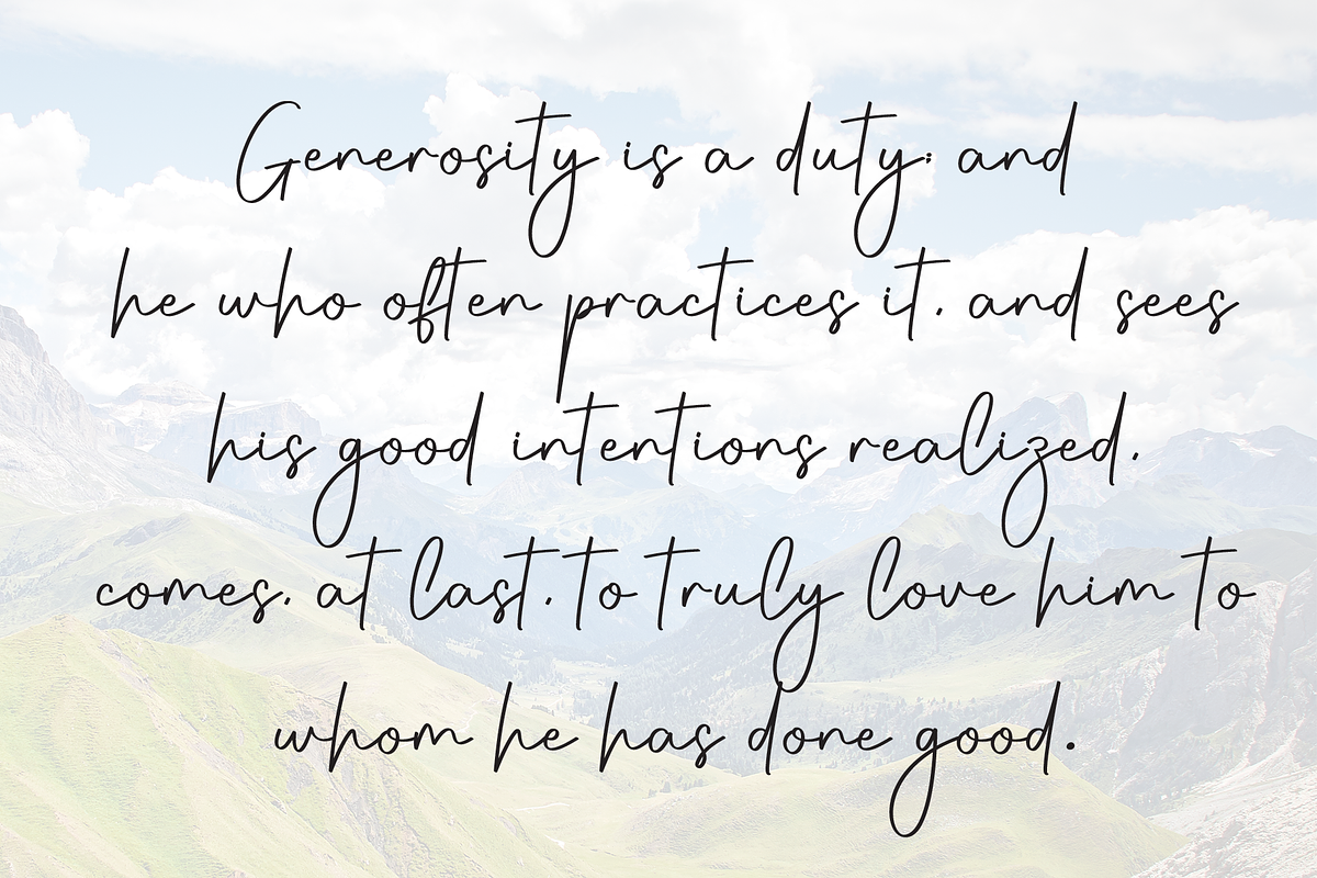 Outside | Script Font, a Handwritten Font by Scratchones (Photo 6 of 8)
