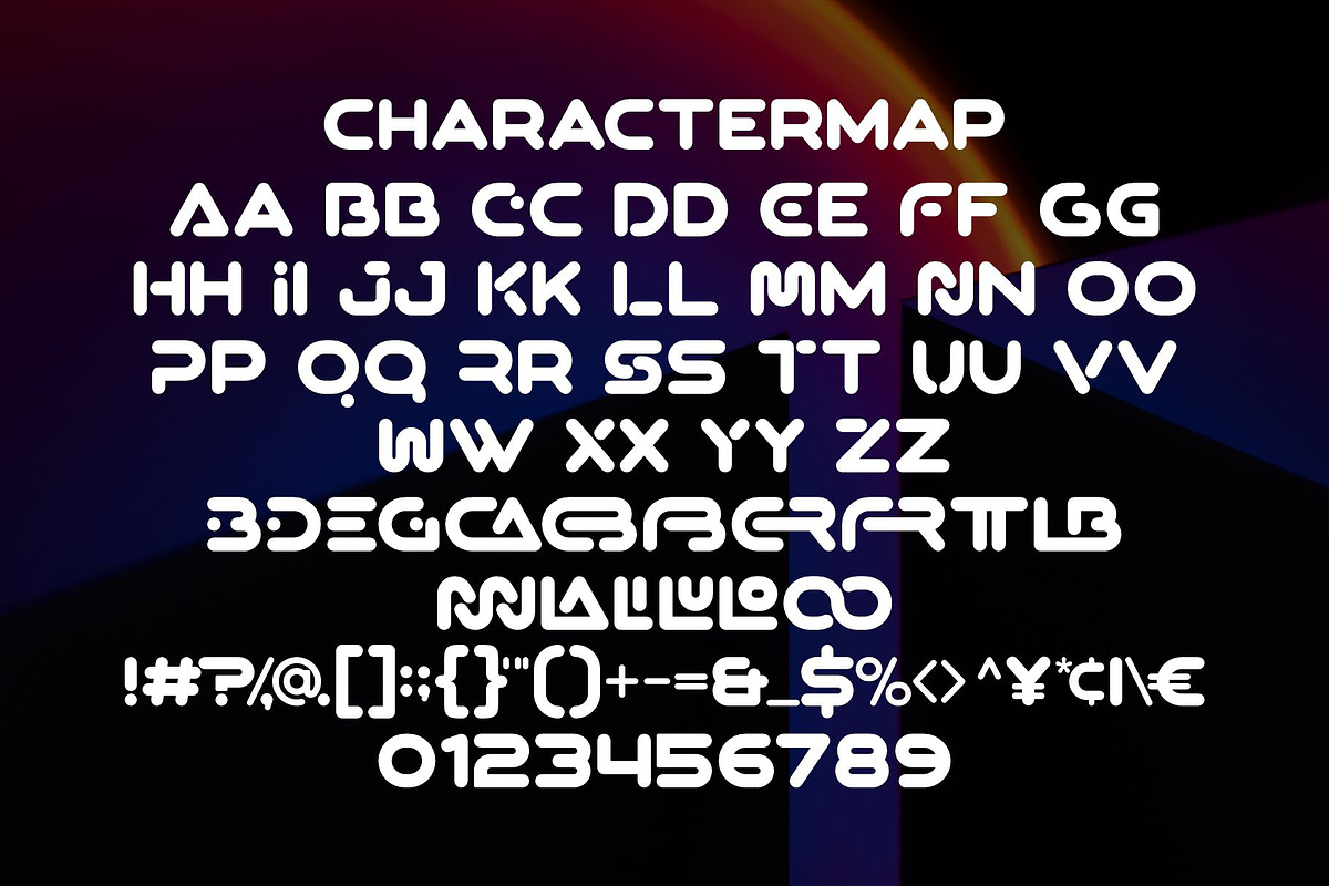 Saygen || Futuristic Sans Serif Font, a Sans Serif Font by Ermedia Studio (Photo 10 of 10)