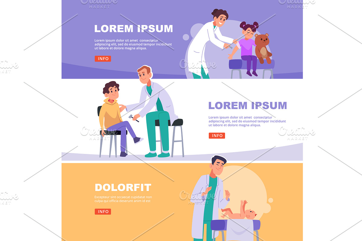 Pediatric. doctor consulting kids, an Object Illustration by Onyx