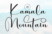 Kamala Mountain | Script Font
