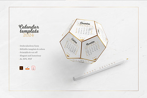 2024 Dodecahedron  Calendar