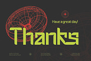 Clouds Hotspot Futuristic Display, a Sans Serif Font by timelesstype.co (Thumbnail 15 of 15)