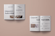 Annual Report Template - Freegue, a Brochure Template by fakhroo (Thumbnail 8 of 9)