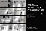Personal Brand Deck - Google Slides, a Presentation Template by ShowUp! Studio (Thumbnail 1 of 7)