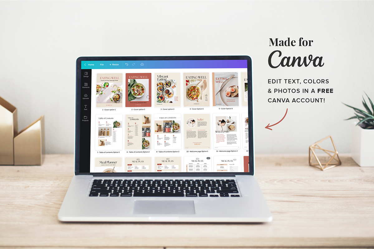 Canva Recipe Book Template, a Marketing Template by Rose & Co. (Photo 7 of 8)