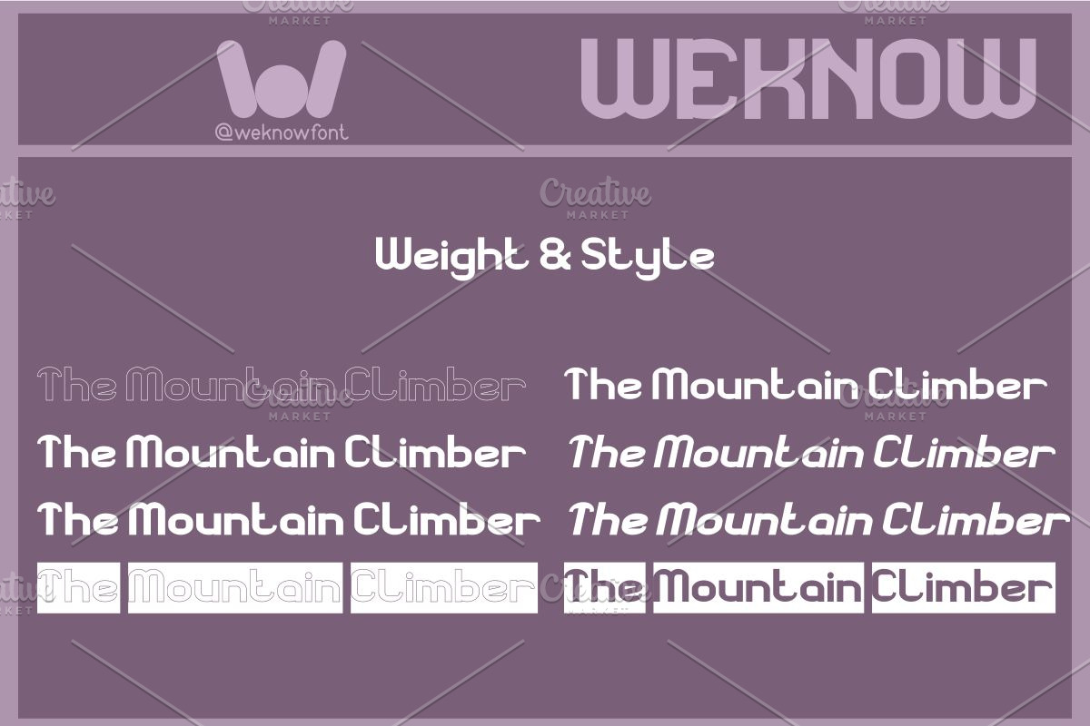 The Mountain Climber font, a Font by weknow (Photo 8 of 8)