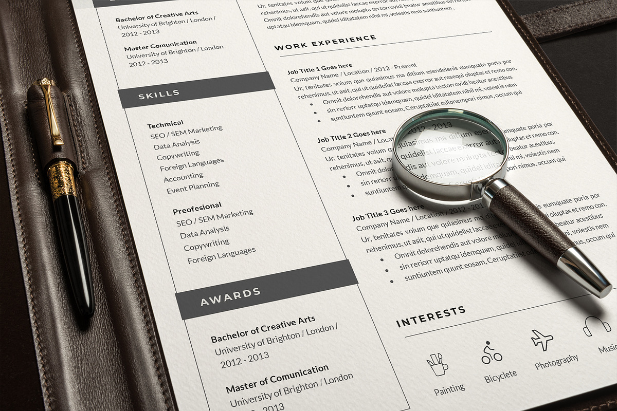 Word Resume Template, a Resume Template by Astut (Photo 4 of 6)