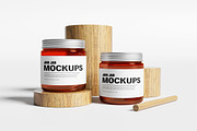 Jam Jar Mockup, a Packaging Mockup by AndikaGraphic (Thumbnail 2 of 5)