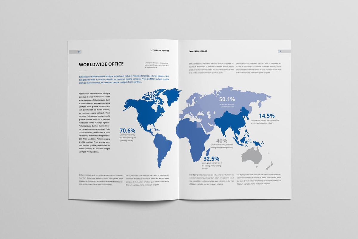 Business Company Profile Template, a Brochure Template by Taiffco (Photo 3 of 8)