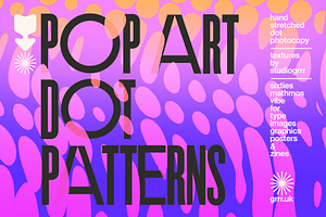 Pop Art Dot Patterns - Texture Kit