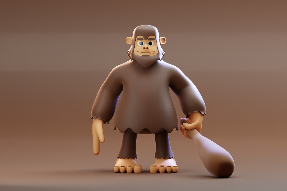 Stone Age Primitive 3D Characters, a Characters & Person 3D Model by Dudukbersama (Photo 6 of 7)